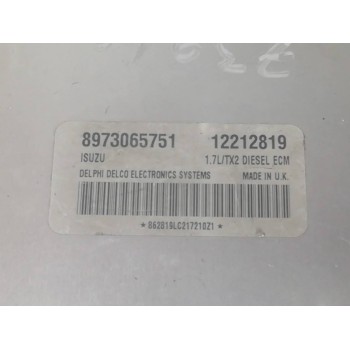 Recambio de centralita motor uce para opel astra g berlina comfort referencia OEM IAM 8973065751 12212819 