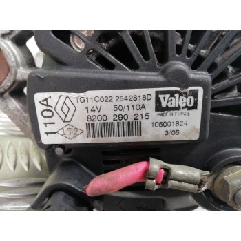 Recambio de alternador para renault scenic ii authentique referencia OEM IAM 8200290215 105001824 