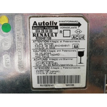 Recambio de centralita airbag para renault scenic ii authentique referencia OEM IAM 820041139 604290400 