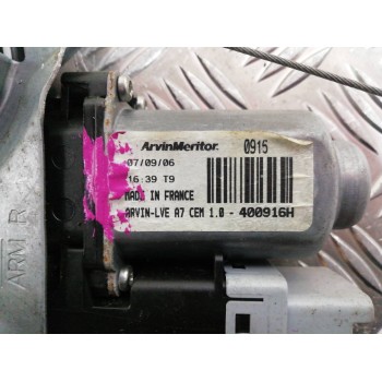 Recambio de elevalunas delantero derecho para peugeot 207 confort referencia OEM IAM 400916H  