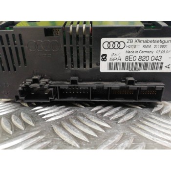 Recambio de mando climatizador para audi a4 berlina (8e) 1.8 t referencia OEM IAM 5PR8E0820043 8E0820043 