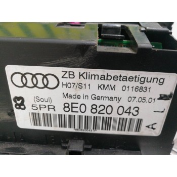 Recambio de mando climatizador para audi a4 berlina (8e) 1.8 t referencia OEM IAM 5PR8E0820043 8E0820043 