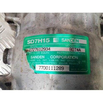 Recambio de compresor aire acondicionado para renault laguna (b56) 1.9 dci rxe referencia OEM IAM 7700111289 2727612934 SD7H15