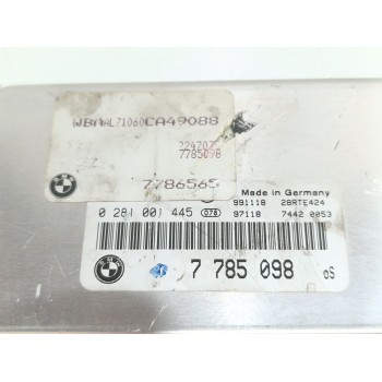 Recambio de centralita motor uce para bmw serie 3 berlina (e46) 320d referencia OEM IAM 7785098  