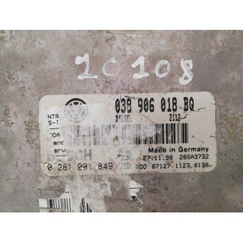 Recambio de centralita motor uce para skoda octavia berlina (1u2) 1.9 tdi glx referencia OEM IAM 038906018BQ 0281001849 