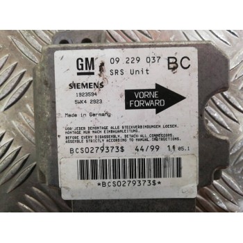 Recambio de centralita airbag para opel astra g berlina club referencia OEM IAM 09229037 5WK42923 