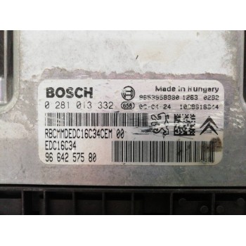 Recambio de centralita motor uce para citroën c4 berlina collection referencia OEM IAM 9664257580 0281013332 