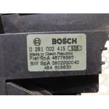Recambio de potenciometro pedal para fiat doblo (119) 1.9 d sx referencia OEM IAM 0281002415 484608630 46778585