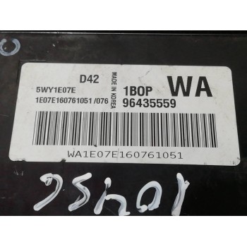 Recambio de centralita motor uce para chevrolet kalos 1.4 sx sport referencia OEM IAM 96435559 5WY1E07E, 1E07E160761051076 