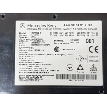 Recambio de modulo electronico para mercedes-benz clase gla (bm 247) gla 200 (247.787) referencia OEM IAM A2479009412  