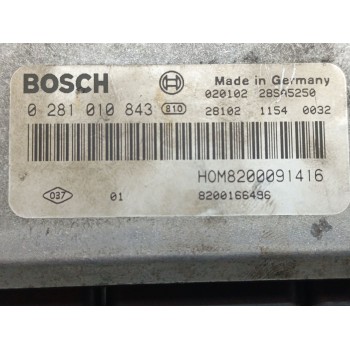 Recambio de centralita motor uce para renault scenic rx4 (ja0) 1.9 dci referencia OEM IAM 0281010843  