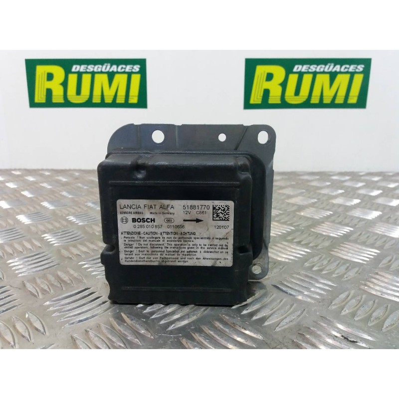 Recambio de centralita airbag para fiat doblo easy referencia OEM IAM 0285010857 51881770, 0110656 