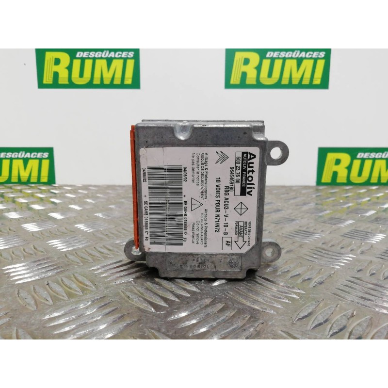 Recambio de centralita airbag para citroën xsara berlina 2.0 hdi 66kw premier referencia OEM IAM 9646469180 600237600 