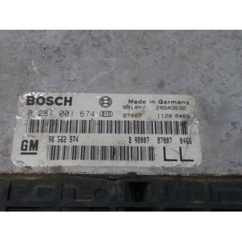 Recambio de centralita motor uce para opel astra g berlina comfort referencia OEM IAM 0281001674 90562574 