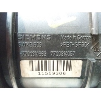 Recambio de caudalimetro para renault laguna ii (bg0) dynamique referencia OEM IAM 5WK9609 H7700314669 77003K057