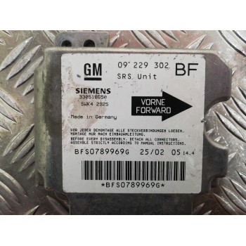 Recambio de centralita airbag para opel astra g berlina club referencia OEM IAM 09229302 5WK42925 