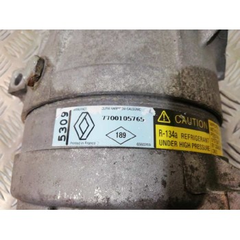 Recambio de compresor aire acondicionado para renault scenic (ja..) 1.9 dci authentique referencia OEM IAM 7700105765 100731448 