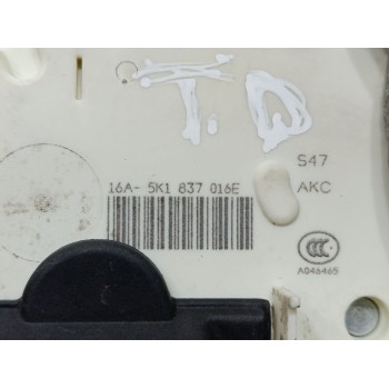 Recambio de cerradura puerta delantera derecha para seat leon (5f1) reference plus referencia OEM IAM 5K1837016E  