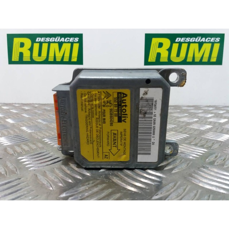 Recambio de centralita airbag para peugeot partner (s1) familiar referencia OEM IAM 9638604280 550897200 
