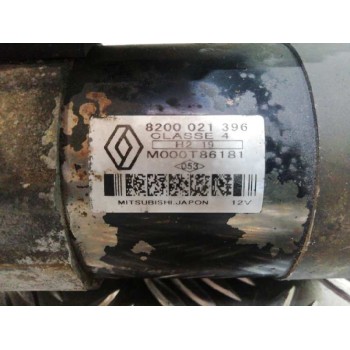 Recambio de motor arranque para renault megane ii berlina 3p confort authentique referencia OEM IAM 8200021396 M000T86181 