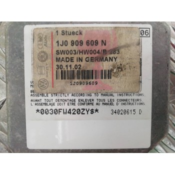 Recambio de centralita airbag para seat ibiza (6k1) select referencia OEM IAM 1J0909609N  