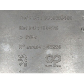 Recambio de refuerzo paragolpes delantero para peugeot 207 sport referencia OEM IAM 9649583180  