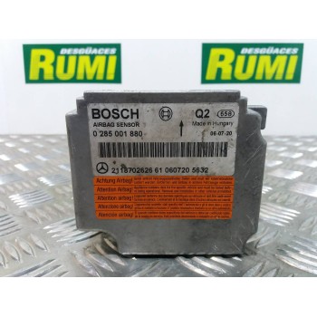 Recambio de centralita airbag para mercedes-benz clase e (w211) berlina e 200 cdi business (211.007) referencia OEM IAM 02850018