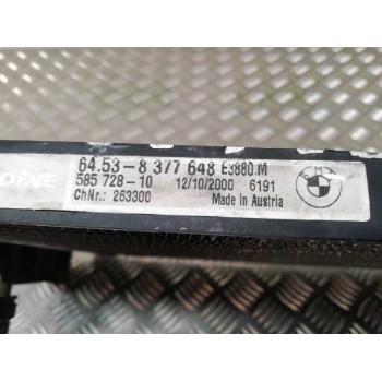 Recambio de condensador / radiador aire acondicionado para bmw serie 3 berlina (e46) 320d referencia OEM IAM 64538377648 5857281