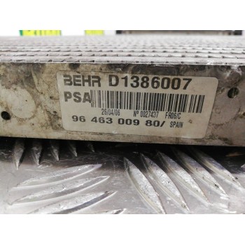 Recambio de intercooler para citroën c6 básico referencia OEM IAM 9646300980  