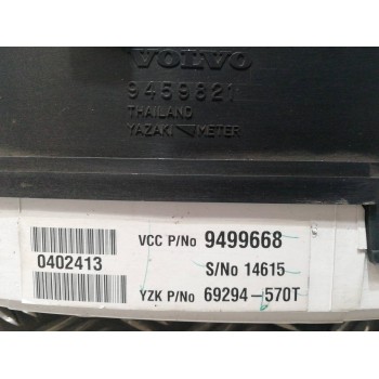 Recambio de cuadro instrumentos para volvo s60 berlina 2.4 (103kw) referencia OEM IAM 9499668 9459821 69294570T