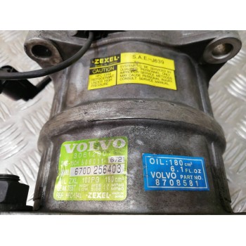Recambio de compresor aire acondicionado para volvo s40 berlina 1.8 evolution referencia OEM IAM 30612001 8708581 670D256403
