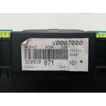 Recambio de cuadro instrumentos para volkswagen passat variant (3c5) highline referencia OEM IAM 3C0920871 V0007000 
