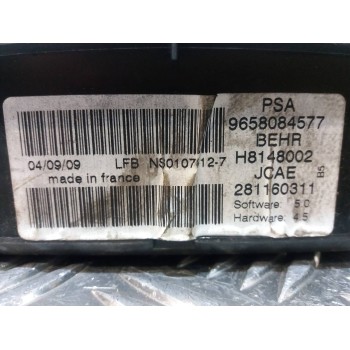 Recambio de mando climatizador para citroën c4 berlina cool referencia OEM IAM 9658084577 281160311 