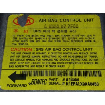 Recambio de centralita airbag para kia carnival td ls travel referencia OEM IAM 0K553677F0B G13009, K1EPALX9AA0450 