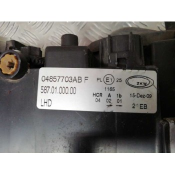 Recambio de faro izquierdo para chrysler voyager (rg) 2.4 lx (i) referencia OEM IAM 04857703ABF 5870100000 