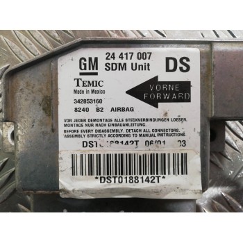 Recambio de centralita airbag para opel corsa c club referencia OEM IAM 24417007 342853160 