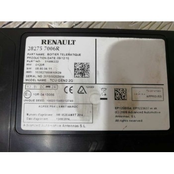 Recambio de modulo electronico para renault captur dynamique referencia OEM IAM 282757006R  