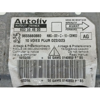 Recambio de centralita airbag para peugeot 407 st confort referencia OEM IAM 9655880880  