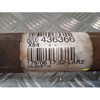 Recambio de transmision delantera derecha para renault scenic ii confort expression referencia OEM IAM 8200436366 EBJ95BT 