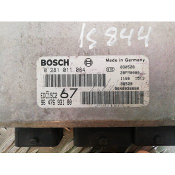 Recambio de centralita motor uce para citroën xsara picasso 2.0 hdi vivace referencia OEM IAM 9647693180 0281011084 