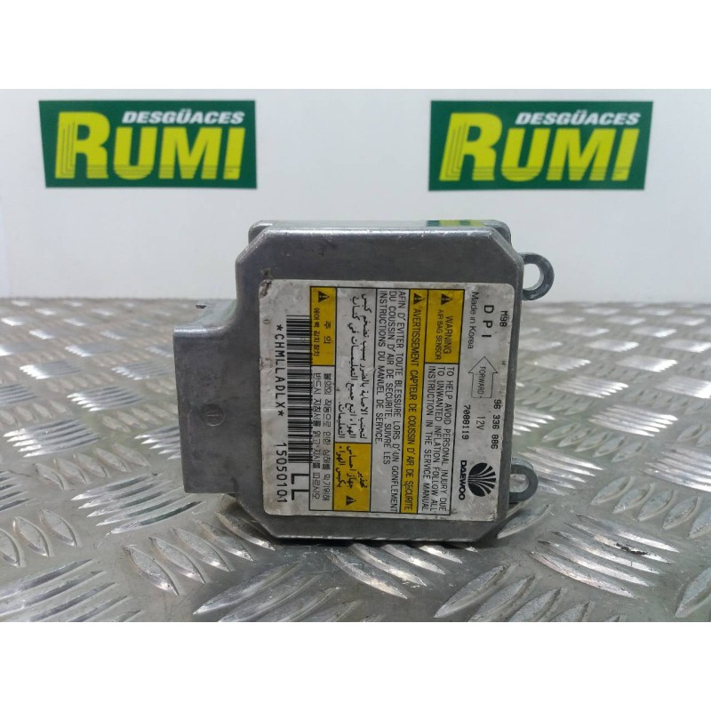 Recambio de centralita airbag para daewoo matiz city referencia OEM IAM 96336886 7088119 