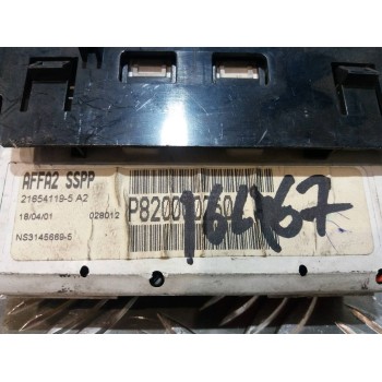 Recambio de pantalla multifuncion para renault laguna ii (bg0) confort expression referencia OEM IAM 8200002604  