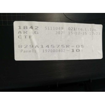 Recambio de guarnecido puerta trasera izquierda para renault captur dynamique referencia OEM IAM 829A14575R  