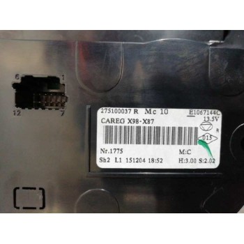 Recambio de mando climatizador para renault captur dynamique referencia OEM IAM 275100037R  