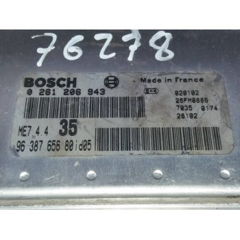 Recambio de centralita motor uce para peugeot 307 break / sw (s1) sw referencia OEM IAM 0281206943 9638765680 