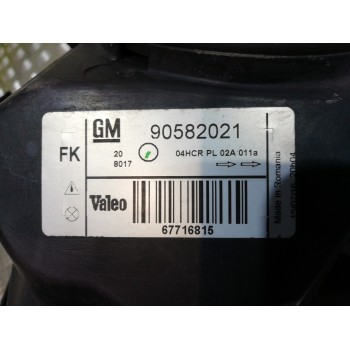 Recambio de faro izquierdo para opel zafira a club referencia OEM IAM 90582021 67716815 89100054