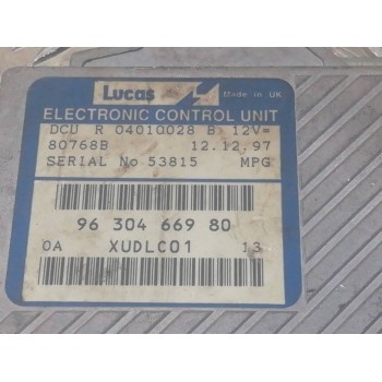 Recambio de centralita motor uce para peugeot 406 berlina (s1/s2) stdt referencia OEM IAM R04010028B 9630466980 