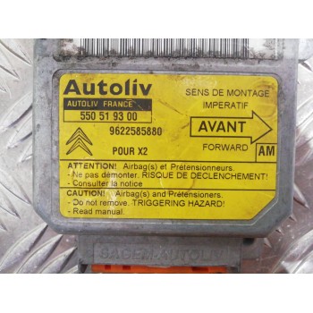 Recambio de centralita airbag para citroën xantia berlina 1.9 td armonia referencia OEM IAM 9622585880 550519300 