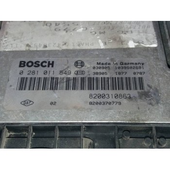 Recambio de centralita motor uce para renault scenic ii emotion referencia OEM IAM 0281011549 8200310863 