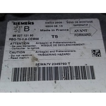 Recambio de centralita airbag para peugeot 307 break / sw (s1) referencia OEM IAM 5WK42908 9652712180 